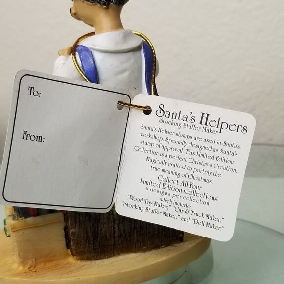 Santas Helpers Stocking Stuffer Maker Ltd Edition Christmas Figurine 4.25"H - Picture 9 of 11